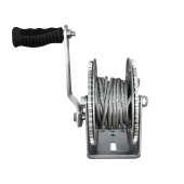 Лебедка 1100 кг, канат 10 м  OCALIFT KC ручная барабанная с тормозом