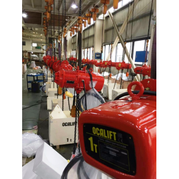Купить 1т 3м таль цепная OCALIFT 01-01S 380в стационарная на крюке - Интернет магазин промышленного оборудования ООО "РУССНАБ"-4