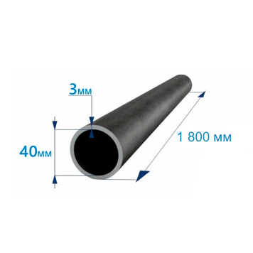 Купить Комплект упоров для мини крана HT400 (труба ВГП 40x3мм) 180см - Интернет магазин промышленного оборудования ООО "РУССНАБ"