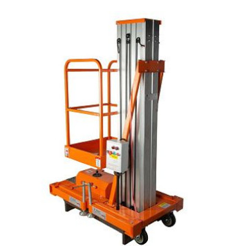 Купить Подъемник мачтовый телескопический 125 кг 6 м TOR GTWY6-100 AC 220V 1-мачтовый (от сети) (G) - Интернет магазин промышленного оборудования ООО "РУССНАБ"