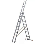 Лестница 3-х секционная алюминиевая 3*11
