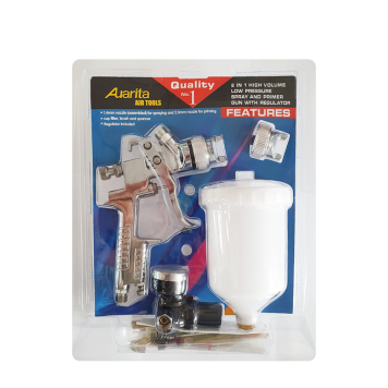 Купить AUARITA H-827 KIT краскораспылитель с соплом 1.4/1.7 - Интернет магазин промышленного оборудования ООО "РУССНАБ"