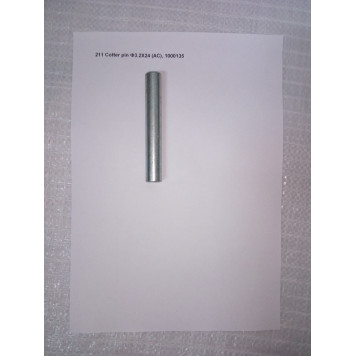Купить 211 Ось подвилочной тяги Ф3.2Х24 для тележек AC/RHP (Connecting shaft for push rod Ф3.2X24) - Интернет магазин промышленного оборудования ООО "РУССНАБ"